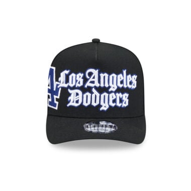 New Era 9Fifty Los Angeles Dodgers Proud Old English A-Frame Snapback Hat Black Dark Royal Blue White New Era 9Fifty Los Angeles Dodgers Proud Old English A-Frame Snapback Hat Black Dark Royal Blue White 2