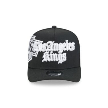 New Era 9Fifty Los Angeles Kings Proud Old English A-Frame Snapback Hat Black 2
