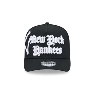 New Era 9Fifty New York Yankees Proud Old English A-Frame Snapback Hat Black White New Era 9Fifty New York Yankees Proud Old English A-Frame Snapback Hat Black White 2