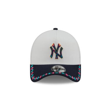 New Era 9Forty New York Yankees Federations Latin Heritage A-Frame Snapback Hat White Dark Navy New Era 9Forty New York Yankees Federations Latin Heritage A-Frame Snapback Hat White Dark Navy 2
