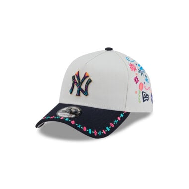 New Era 9Forty New York Yankees Federations Latin Heritage A-Frame Snapback Hat White Dark Navy New Era 9Forty New York Yankees Federations Latin Heritage A-Frame Snapback Hat White Dark Navy