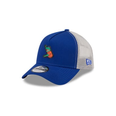 New Era 9Forty University of Florida Gators Hand Signals Mesh Trucker A-Frame Snapback Hat Blue White New Era 9Forty University of Florida Gators Hand Signals Mesh Trucker A-Frame Snapback Hat Blue White
