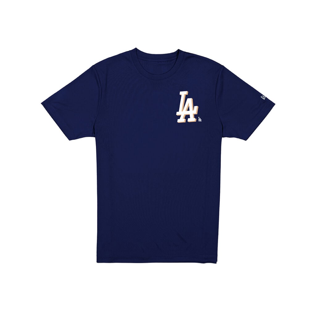 New Era Los Angeles Dodgers Cartoon Short Sleeve T-Shirt Dark Royal Blue