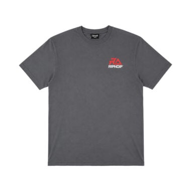 Ripndip x FIFA RND Sports Short Sleeve T-Shirt Charcoal