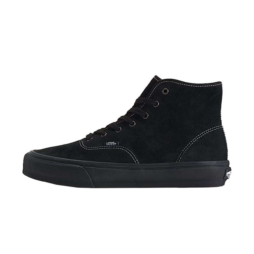 Vans Authentic Hi 2.0 Pig Suede Shoes Black Black Vans Authentic Hi 2.0 Pig Suede Shoes Black Black