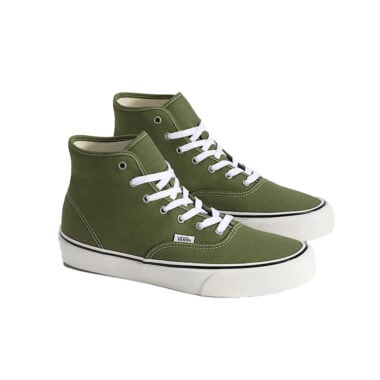 Vans Authentic Hi 2.0 Pig Suede Shoes Duck Canvas Green Balsam Vans Authentic Hi 2.0 Pig Suede Shoes Duck Canvas Green Balsam 2