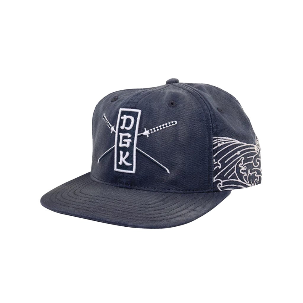 DGK Oceans Snapback Hat Indigo DGK Oceans Snapback Hat Indigo