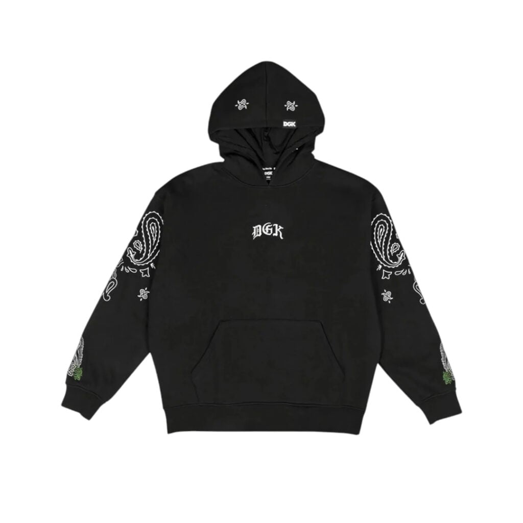 DGK Trinidad Hooded Pullover Fleece Black DGK Trinidad Hooded Pullover Fleece Black