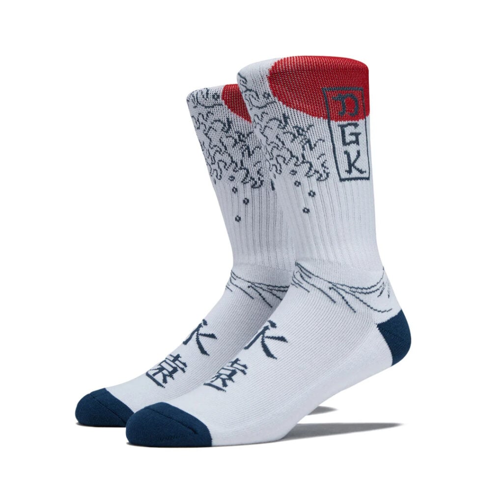 DGK Ubiquity Socks White DGK Ubiquity Socks White