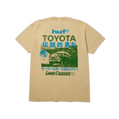 HUF x Land Cruiser 70 Short Sleeve T-Shirt Sand HUF x Land Cruiser 70 Short Sleeve T-Shirt Sand 2