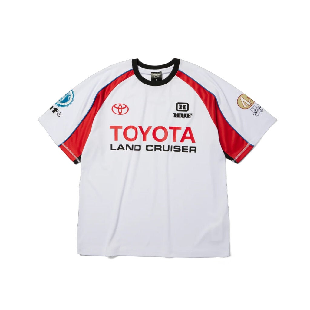 HUF x Land Cruiser Rally Jersey White HUF x Land Cruiser Rally Jersey White