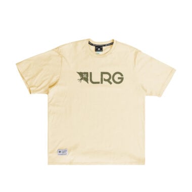 LRG Effective Knit Short Sleeve T-Shirt Cream