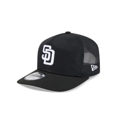 New Era 19Twenty San Diego Padres F1 Mesh Trucker Snapback Hat Black White New Era 19Twenty San Diego Padres F1 Mesh Trucker Snapback Hat Black White