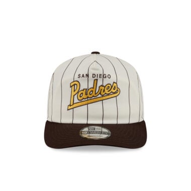 New Era 19Twenty San Diego Padres Pinstripe Snapback Hat Chrome White Brown Gold New Era 19Twenty San Diego Padres Pinstripe Snapback Hat Chrome White Brown Gold 2