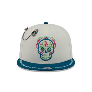 New Era 59Fifty Los Angeles Dodgers Dia De Los Muertos Fitted Hat Chrome White Royal Blue New Era 59Fifty Los Angeles Dodgers Dia De Los Muertos Fitted Hat Chrome White Royal Blue 2