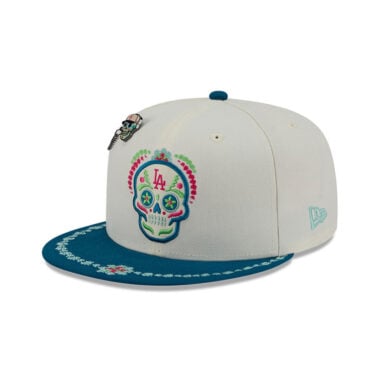 New Era 59Fifty Los Angeles Dodgers Dia De Los Muertos Fitted Hat Chrome White Royal Blue New Era 59Fifty Los Angeles Dodgers Dia De Los Muertos Fitted Hat Chrome White Royal Blue