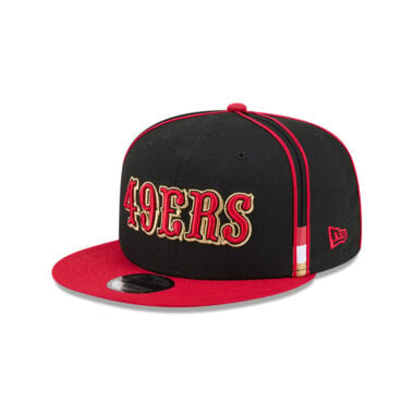 New Era 9Fifty San Francisco 49ers Rivalry Snapback Hat Black Red