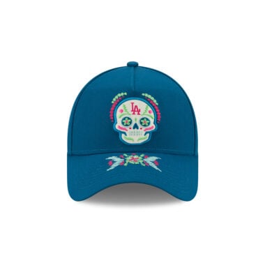 New Era 9Forty Los Angeles Dodgers Dia De Los Muertos A-Frame Snapback Hat Royal Blue New Era 9Forty Los Angeles Dodgers Dia De Los Muertos A-Frame Snapback Hat Royal Blue 2