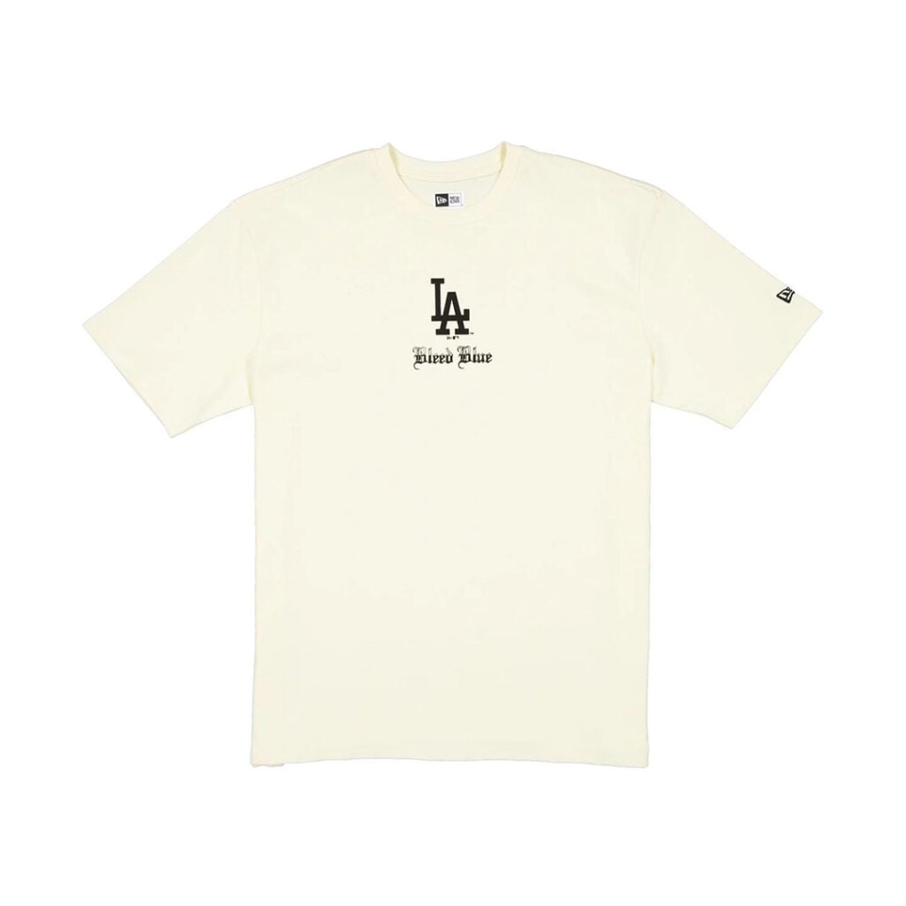 New Era Los Angeles Dodgers MX Short Sleeve T-Shirt Cream White New Era Los Angeles Dodgers MX Short Sleeve T-Shirt Cream White