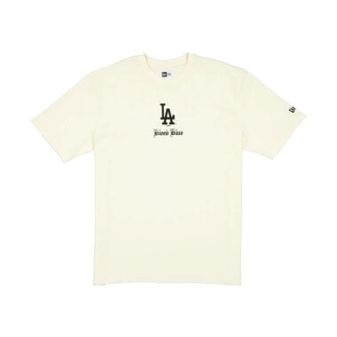 New Era Los Angeles Dodgers MX Short Sleeve T-Shirt Cream White New Era Los Angeles Dodgers MX Short Sleeve T-Shirt Cream White