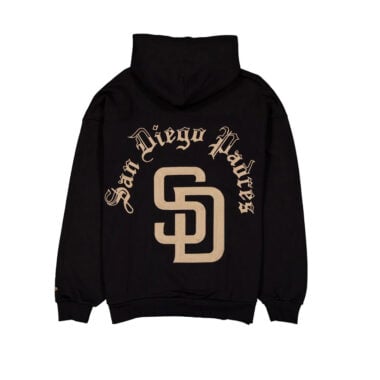 New Era San Diego Padres MX Heritage Pullover Hoodie Black 2