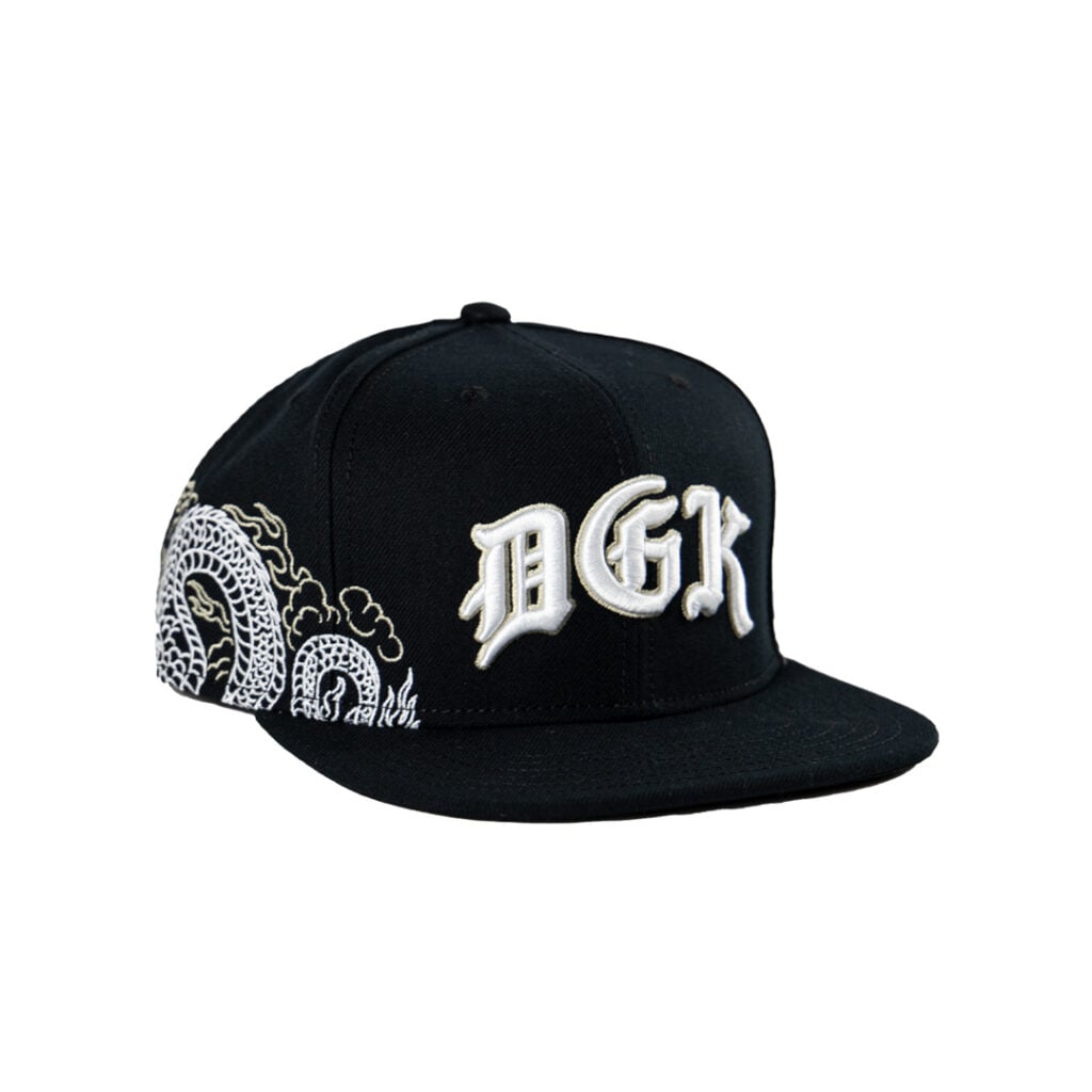DGK Lineage Snapback Hat Black DGK Lineage Snapback Hat Black