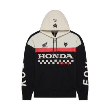 Fox x Honda Heavyweight Pullover Fleece Hoodie Black Fox x Honda Heavyweight Pullover Fleece Hoodie Black