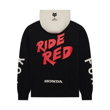 Fox x Honda Heavyweight Pullover Fleece Hoodie Black Fox x Honda Heavyweight Pullover Fleece Hoodie Black 2