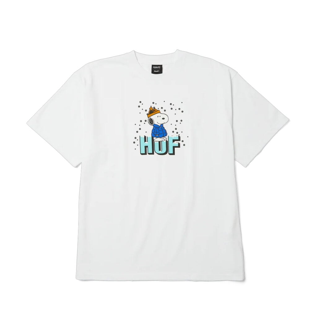 HUF x Peanuts Snoopy Puffer Short Sleeve T-Shirt White HUF x Peanuts Snoopy Puffer Short Sleeve T-Shirt White