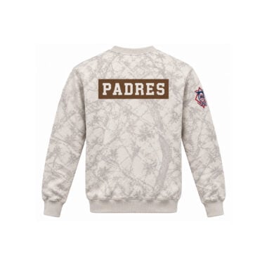 Mitchell & Ness San Diego Padres Ghosted Crewneck Sweatshirt White Mitchell & Ness San Diego Padres Ghosted Crewneck Sweatshirt White 2
