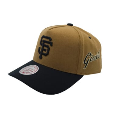 Mitchell & Ness San Francisco Giants Legendary Away Pro Snapback Hat Gold Mitchell & Ness San Francisco Giants Legendary Away Pro Snapback Hat Gold