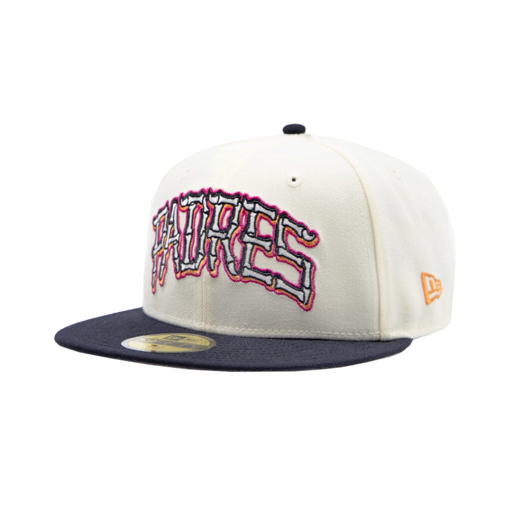 New Era 59Fifty San Diego Padres Loyal To The Bone City Connect Fitted Hat Chrome White Dark Navy New Era 59Fifty San Diego Padres Loyal To The Bone City Connect Fitted Hat Chrome White Dark Navy