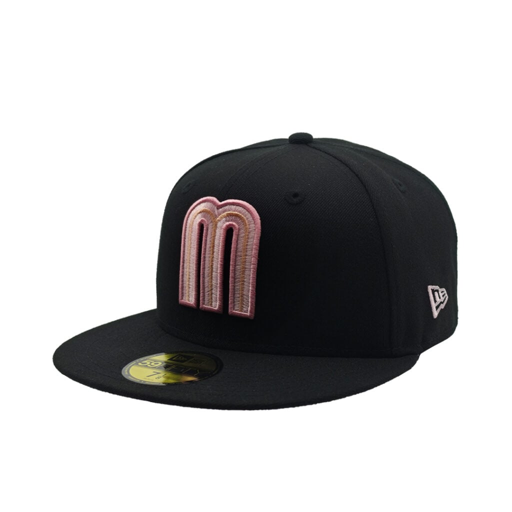 New Era 59Fifty Mexico Axolotl Fitted Hat Black Pink New Era 59Fifty Mexico Axolotl Fitted Hat Black Pink