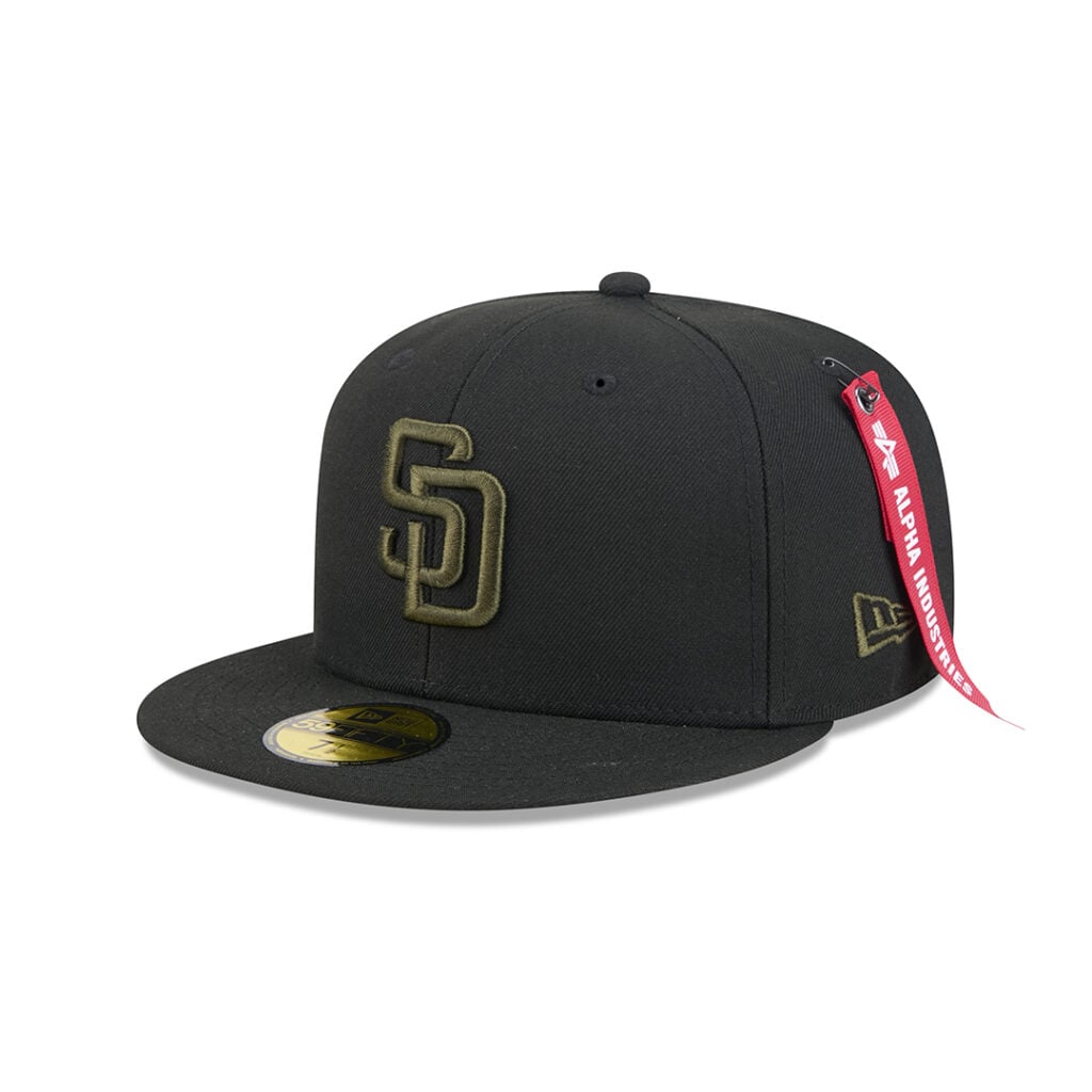 New Era 59Fifty x Alpha Industries San Diego Padres Fitted Hat Black