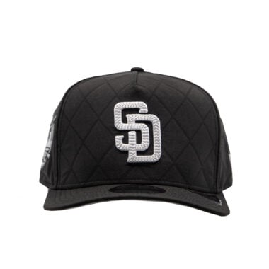 New Era 9Fifty San Diego Padres Quilted A-Frame Snapback Hat Black New Era 9Fifty San Diego Padres Quilted A-Frame Snapback Hat Black 4