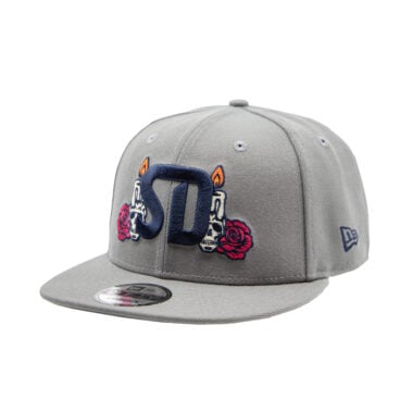 New Era 9Fifty San Diego Football Club SDFC Dia De Los Muertos Snapback Hat Storm Gray Blue New Era 9Fifty San Diego Football Club SDFC Dia De Los Muertos Snapback Hat Storm Gray Blue