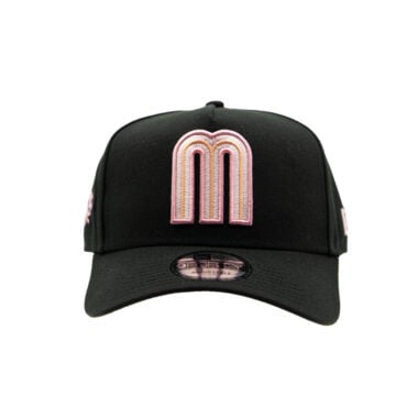 New Era 9Forty Mexico Axolotl A-Frame Snapback Hat Black Pink New Era 9Forty Mexico Axolotl A-Frame Snapback Hat Black Pink 2