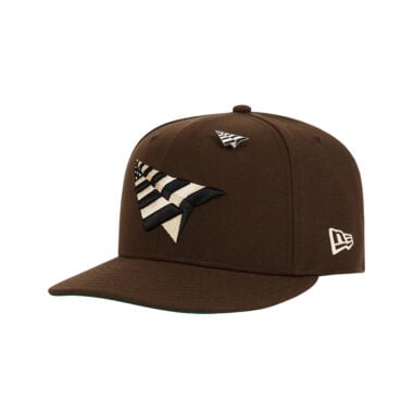 Paper Planes x New Era The Original Crown Diamond Patch 9Fifty Snapback Hat Walnut Brown Paper Planes x New Era The Original Crown Diamond Patch 9Fifty Snapback Hat Walnut Brown