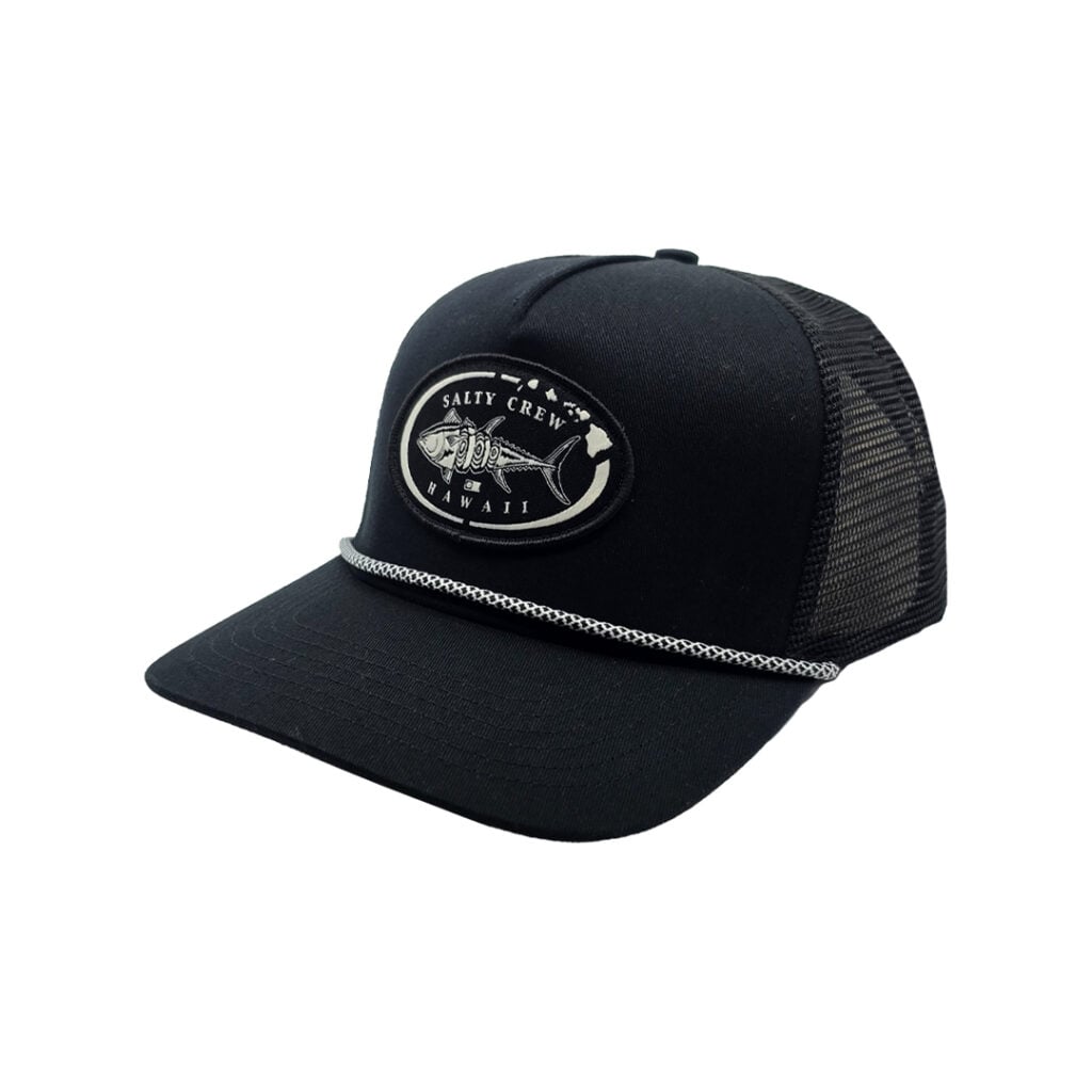 Salty Crew Hawaii Backyards 5 Panel Snapback Hat Black Salty Crew Hawaii Backyards 5 Panel Snapback Hat Black